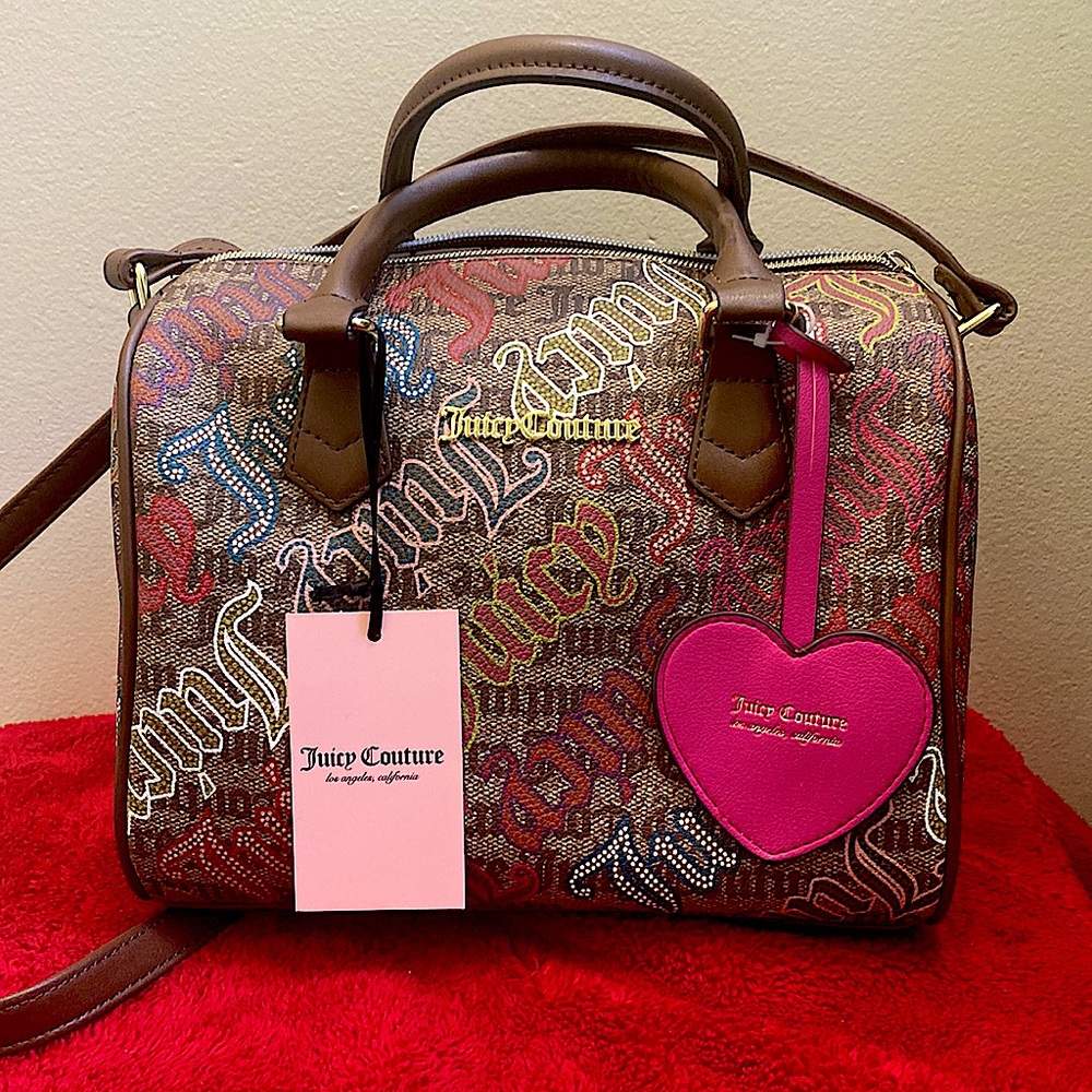 Juicy Couture Chestnut Chino Satchel.